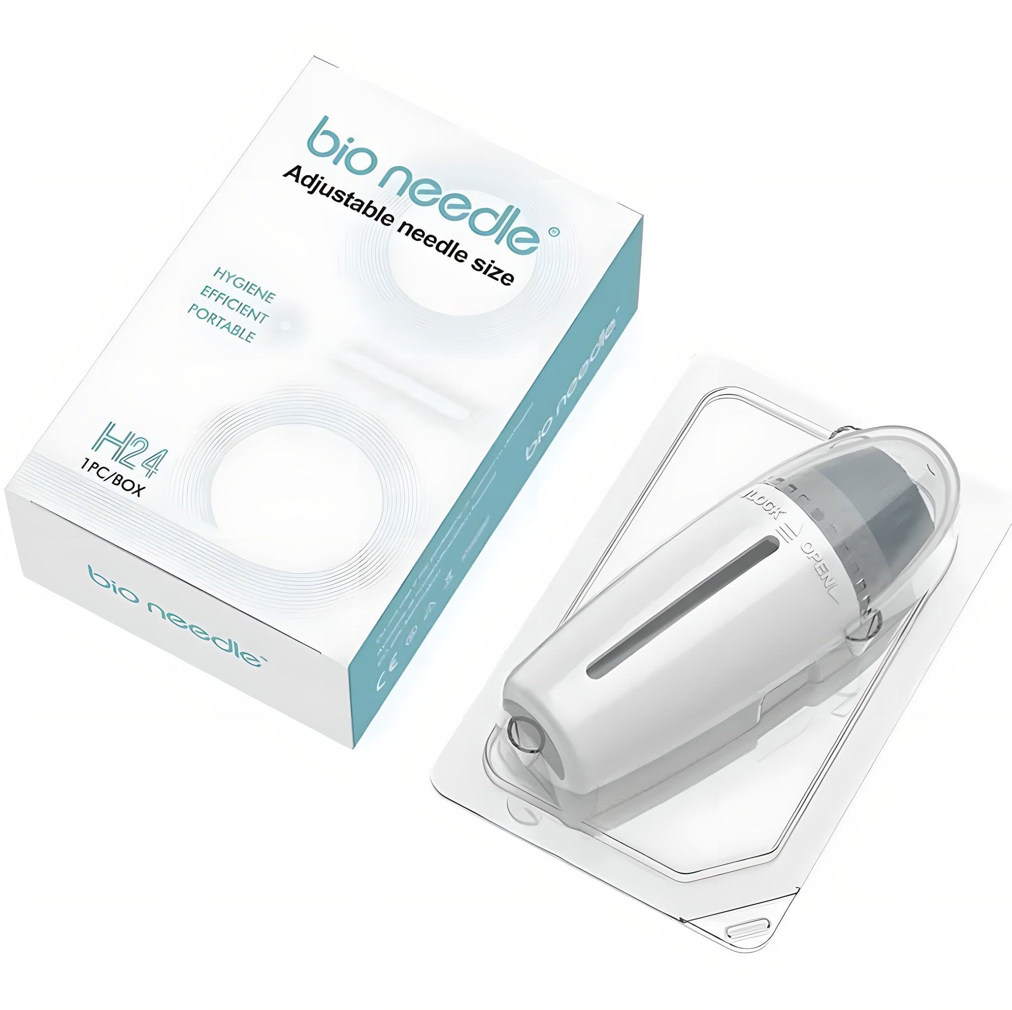 Bio Needle H24 Derma Stamp - Hydra Micro-Infusion for Skin Renewal